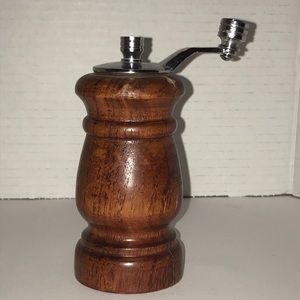 Vintage Catalina Forged Steel Wood Pepper Grinder